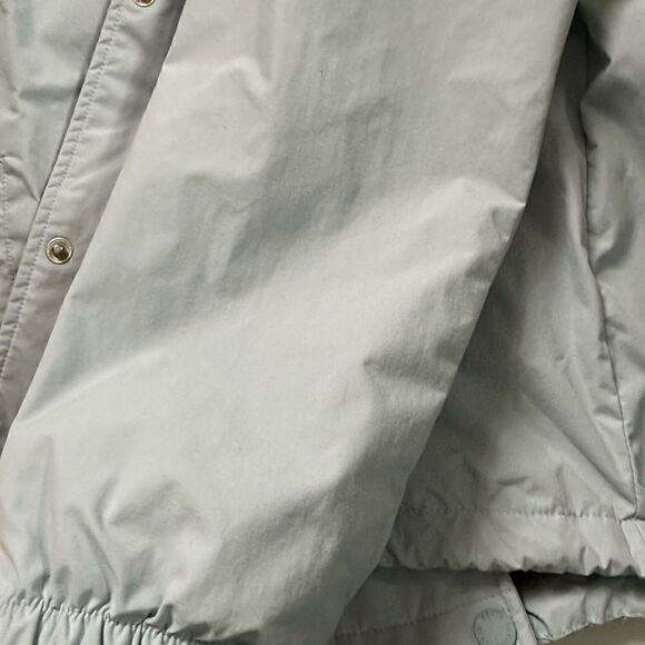 Roots Canada Baby Blue Snap Button Hooded Windbreaker Rain Jacket - Picture 10 of 12